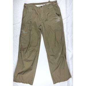 Vintage AX Armani Exchange Wide Leg Pants Men 33 Utility Cargo Y2K